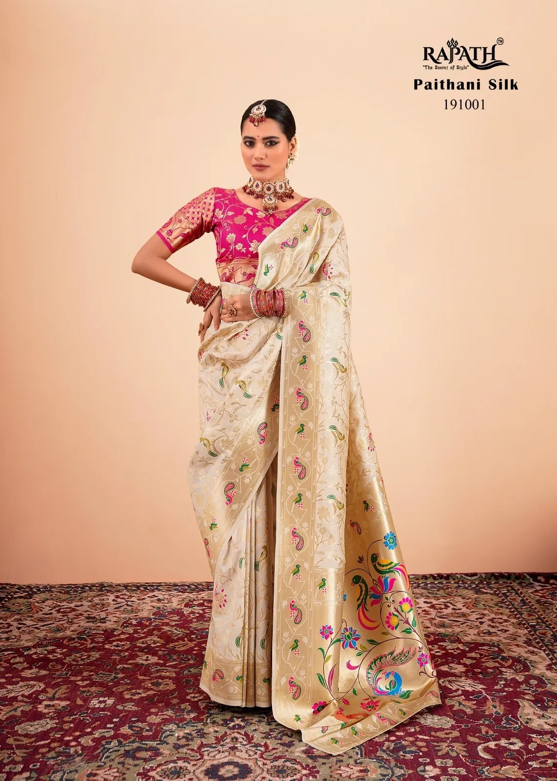 Paithani Silk Saree - Image 8 in Surat